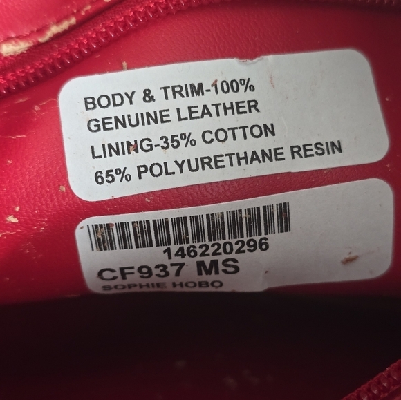 Dooney & Bourke Shoulder Handbag Women Sophie Florentine Leather Hobo Tassel - Picture 10 of 16